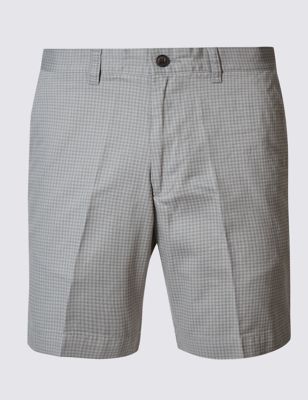Pure Cotton Printed Shorts with Buttonsafe&trade;